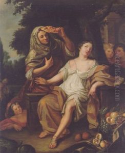 Vertumnus And Pomona by Elias van Nymegen