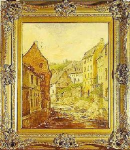 Bachlauf In Mondschau by Leo Nyssen