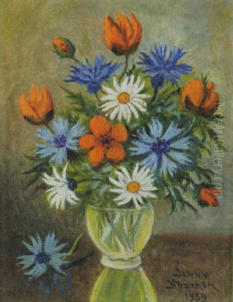 Stilleben Med Blommor I Vas - view 1