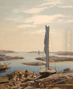 Piknik I Skjaergarden by Nils Bjornson Moller