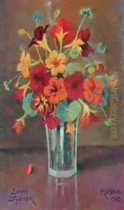 Blommor I Glasvas