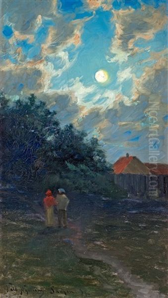 Moonlit Walk On Skagen - view 1