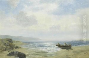 Sketch On The Coast by John Wright Oakes