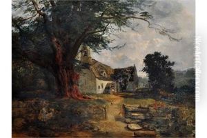 A Rural Church by John Wright Oakes