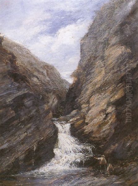 Fisher Men In Deep Gorge - view 1
