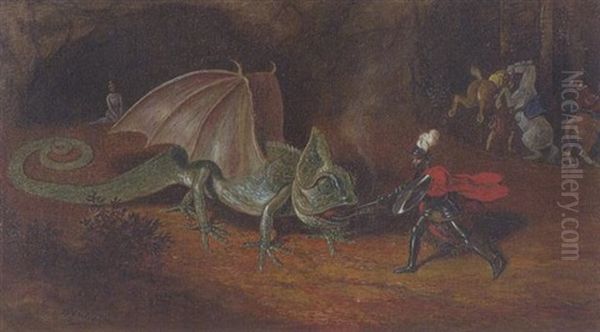 Der Kampf Des Hl. Georg Mit Dem Drachen - view 1