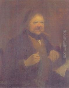 Der Raucher by Adolf Oberlander