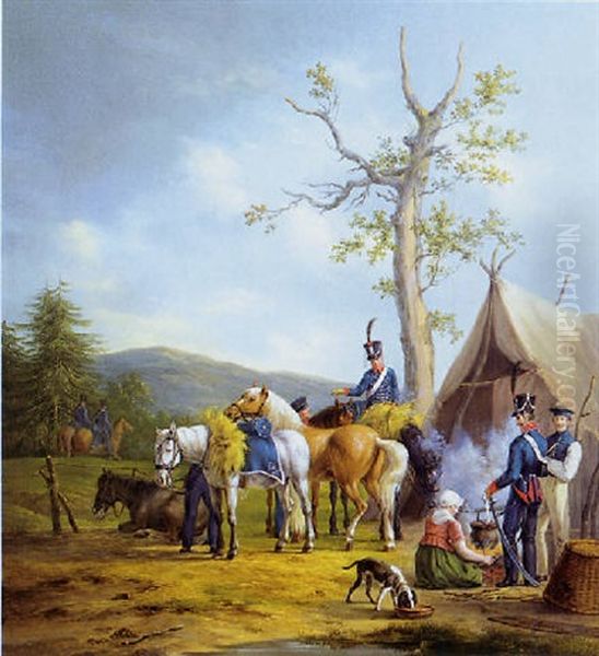 Scene De Campement - view 1