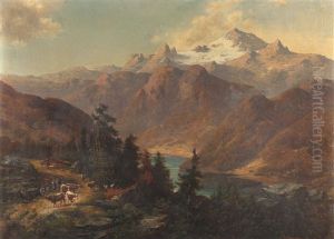 Blick Auf Den Gosausee Und Das Dachsteinmassiv Blick Auf Den Gosausee Und Das Dachsteinmassiv