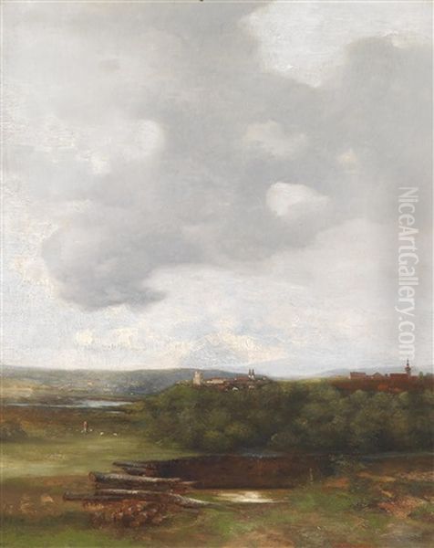 Blick Auf Stift Kremsmunster Von Kirchberg Aus Gesehen - view 1