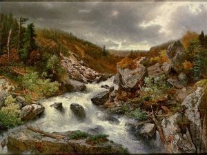 Der Wildbach Aus Dem Bregenzer Walde