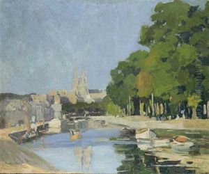 Paysage Au Canal