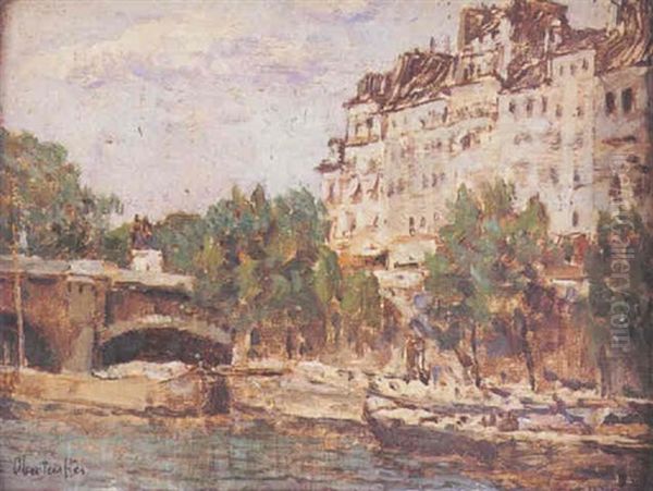 Paris, Le Pont-neuf Et La Statue Equestre D'henri Iv - view 1