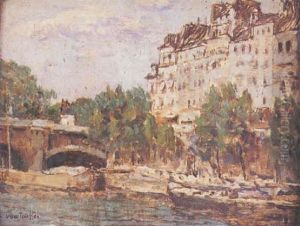 Paris, Le Pont-neuf Et La Statue Equestre D'henri Iv