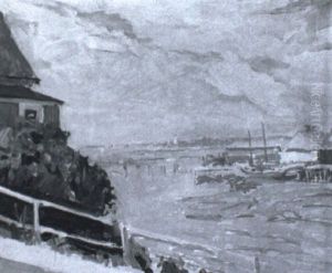 Harbor Scene Harbor Scene