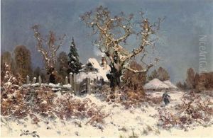 First Snow by Nikolai Obolensky