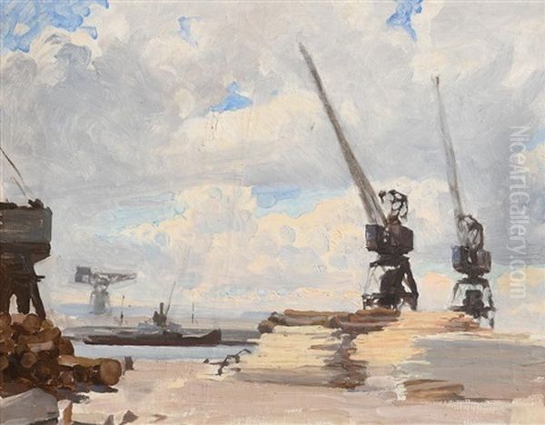 Dublin Docks - view 1