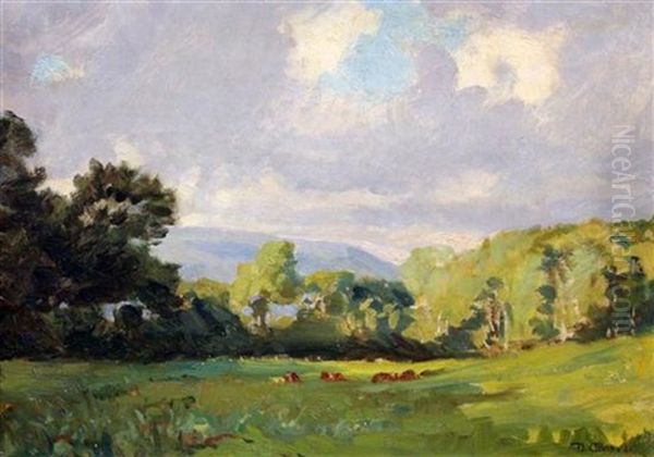 Cattle In A Landscape - view 1