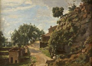 Landscape Near Cassis, France by Dermod William O'Brien