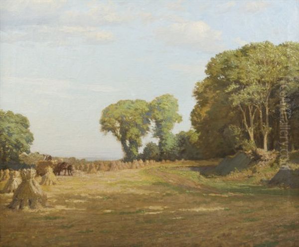 Harvesting The Stooks by Dermod William O'Brien