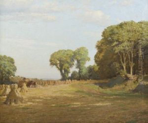 Harvesting The Stooks by Dermod William O'Brien