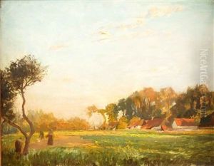 Harvesting In France by Dermod William O'Brien