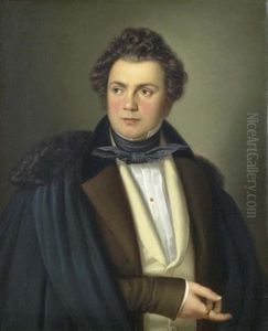 Portrait Eines Herrn by Rudolf Obrist