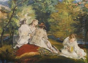 Resting Ladies by Jakub Obrovsky