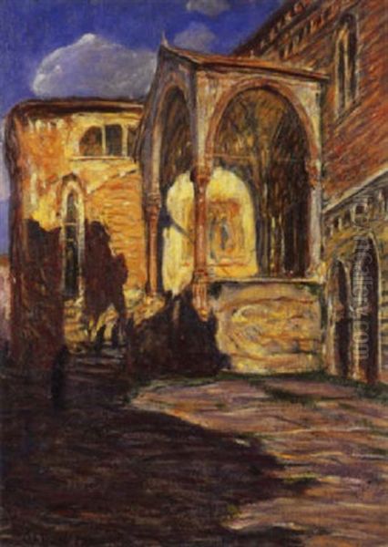 Verona, Il Protiro Di San Fermo - view 1