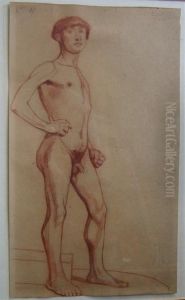 Academie D'homme by Charles Philippe Blache