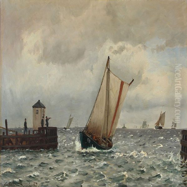 Harbour Scene From Dragor, Denmark - view 1