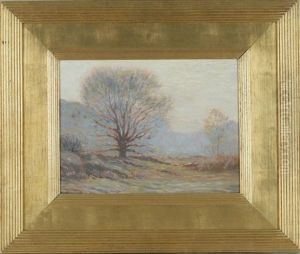 A Morning In Greenwich, Conntecticut by Leonard Ochtman