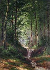 Waldbach by Theodor Blache