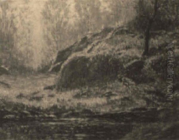 Landscape With Boulder - view 1