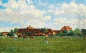 Stud Farm In Graditz And Its Owner