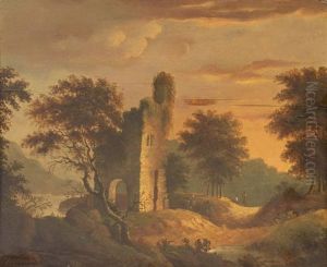 Paysage Aux Ruines Paysage Aux Ruines