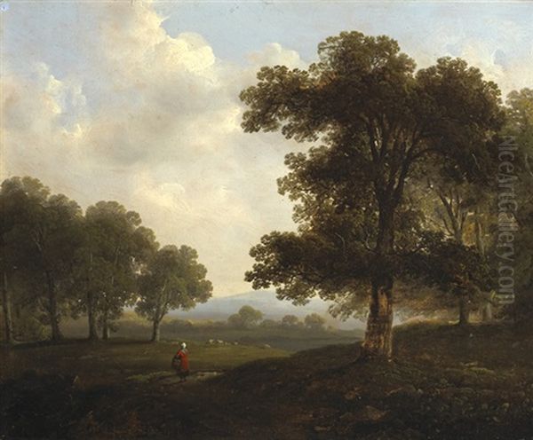 Figure On A Path, County Wicklow - view 1