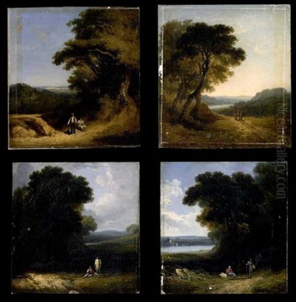 Workmen In A Landscape - view 1