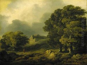 Oncoming Storm; Windswept Trees by James Arthur O'Connor