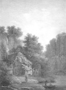 A Cottage In A River Gorge by James Arthur O'Connor