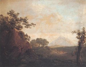 Landscape With A Distant View Of The Sugarloaf Mountain Landscape With A Distant View Of The Sugarloaf Mountain