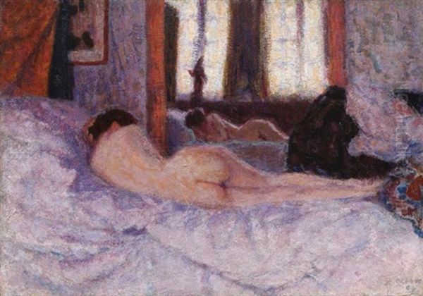 Reclining Nude Before A Mirror Ii - view 1
