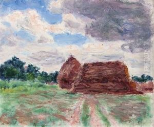 Landscape With Red Haystacks by Roderic O'Conor