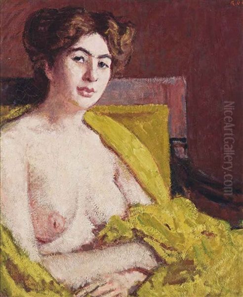 Seated Female Nude - view 1