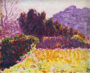 Landscape With Garden And Mountain by Roderic O'Conor