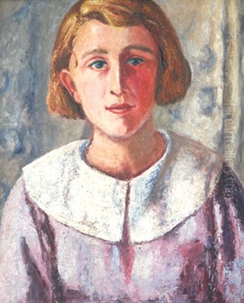 Jeune Fille A La Robe Violette - view 1