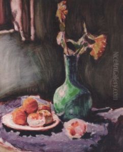 Still Life With Fruit And Vase by Roderic O'Conor
