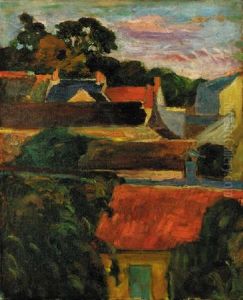 Roof Tops, A Village by Roderic O'Conor