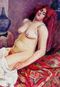 Le Modele Nu Au Divan by Roderic O'Conor