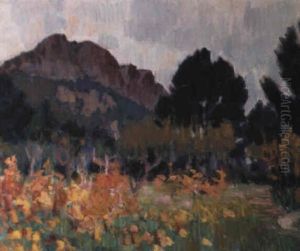 Orchard With Mountain by Roderic O'Conor
